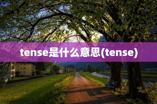 tense是什么意思(tense)