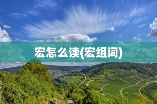 宏怎么读(宏组词)