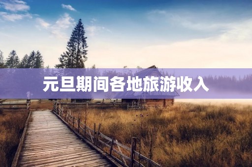 元旦期间各地旅游收入