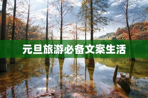 元旦旅游必备文案生活