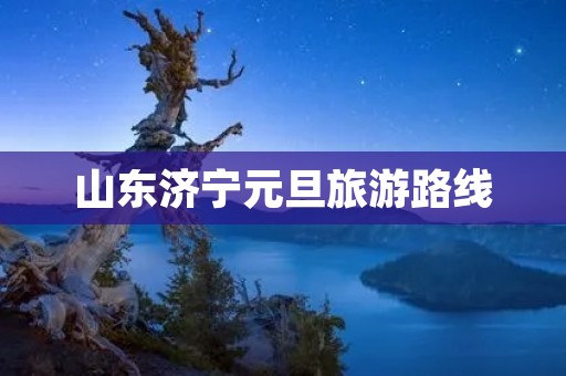山东济宁元旦旅游路线
