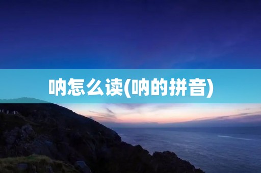 呐怎么读(呐的拼音)