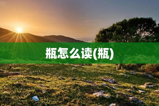 瓶怎么读(瓶)