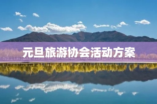 元旦旅游协会活动方案