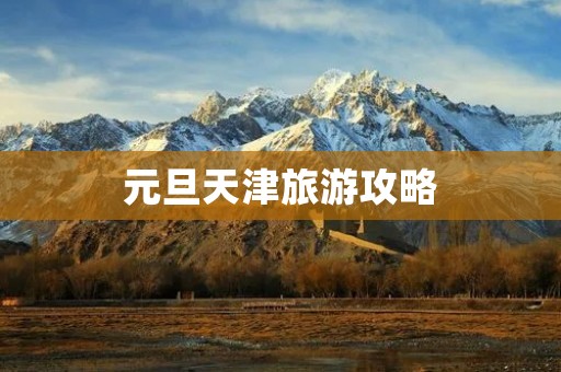 元旦天津旅游攻略