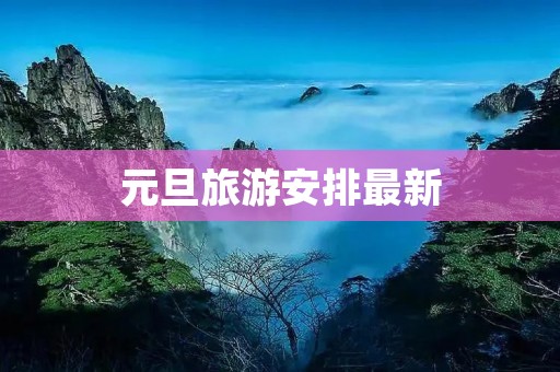 元旦旅游安排最新