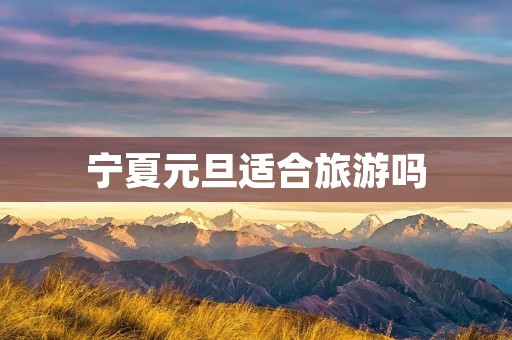 宁夏元旦适合旅游吗