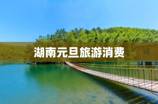 湖南元旦旅游消费