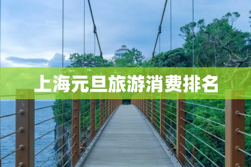 上海元旦旅游消费排名