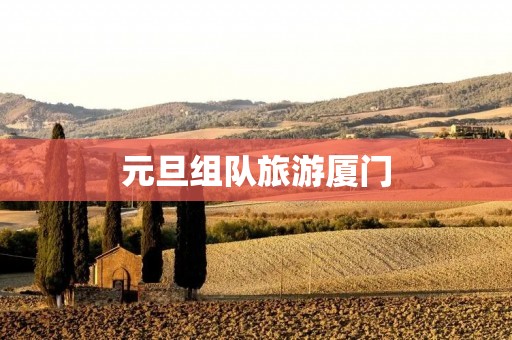 元旦组队旅游厦门