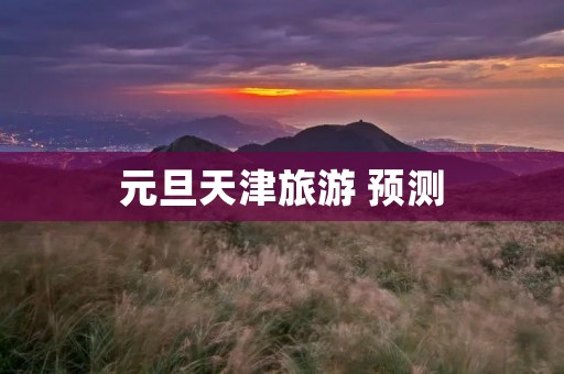 元旦天津旅游 预测