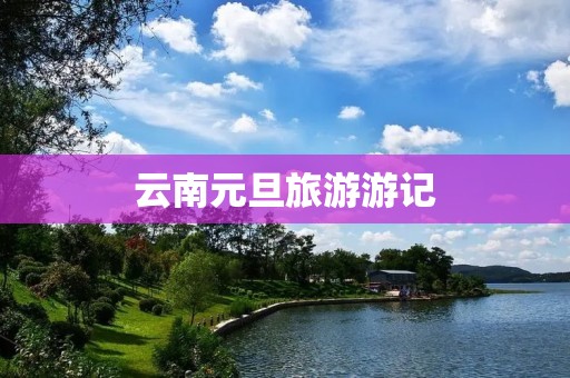 云南元旦旅游游记