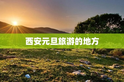 西安元旦旅游的地方