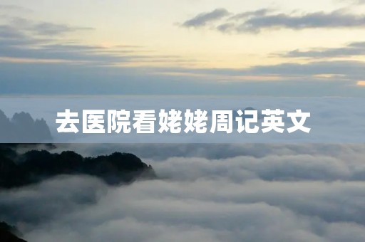 去医院看姥姥周记英文