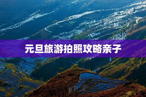 元旦旅游拍照攻略亲子