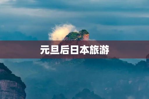 元旦后日本旅游