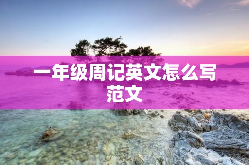 一年级周记英文怎么写范文