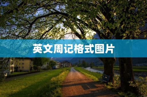 英文周记格式图片