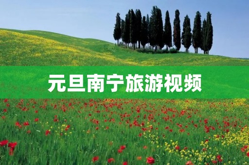 元旦南宁旅游视频