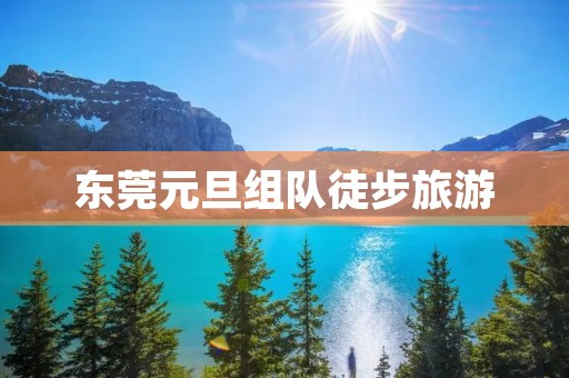 东莞元旦组队徒步旅游