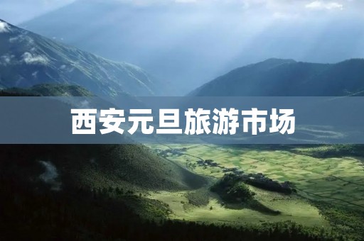 西安元旦旅游市场