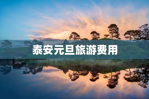 泰安元旦旅游费用