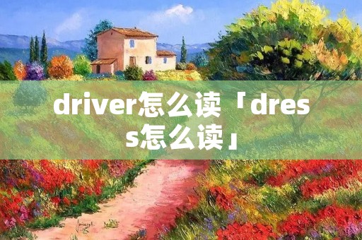 driver怎么读「dress怎么读」
