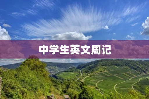 中学生英文周记