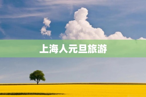 上海人元旦旅游 上海人元旦旅游