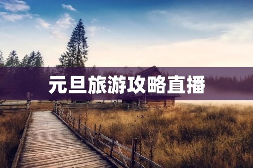 元旦旅游攻略直播 元旦旅游攻略直播