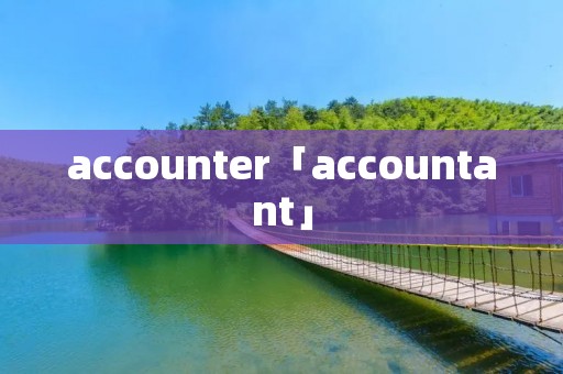 accounter「accountant」
