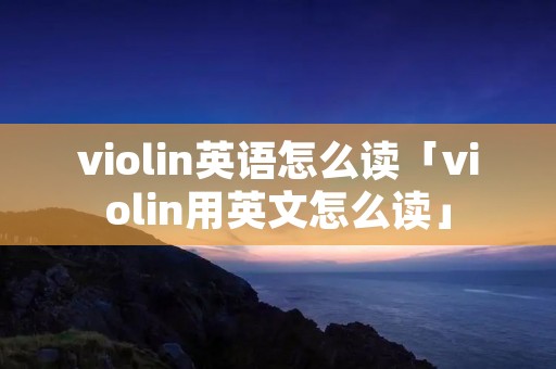 violin英语怎么读「violin用英文怎么读」
