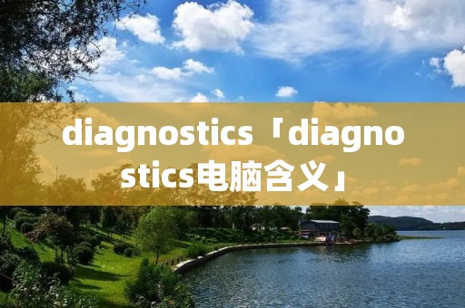 diagnostics「diagnostics电脑含义」
