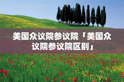 美国众议院参议院「美国众议院参议院区别」
