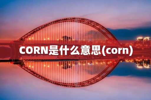 CORN是什么意思(corn)