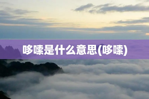 哆嗦是什么意思(哆嗦)