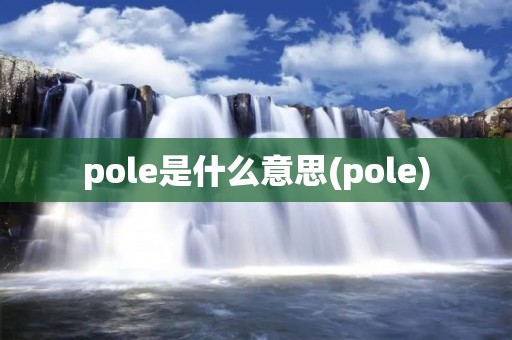 pole是什么意思(pole)