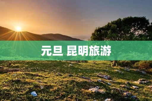 元旦 昆明旅游