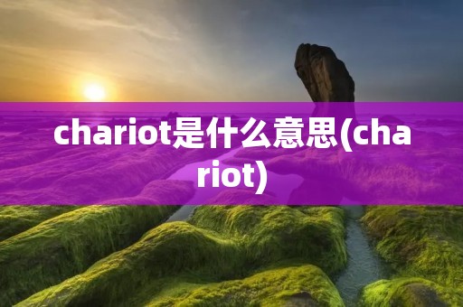 chariot是什么意思(chariot)