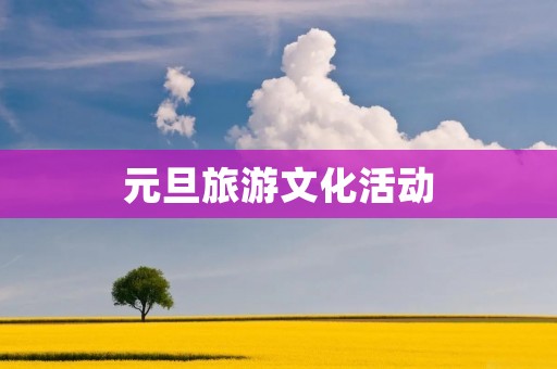 元旦旅游文化活动