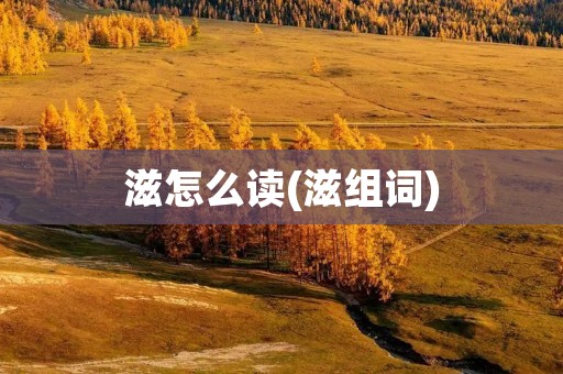 滋怎么读(滋组词)