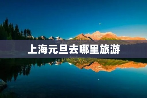 上海元旦去哪里旅游