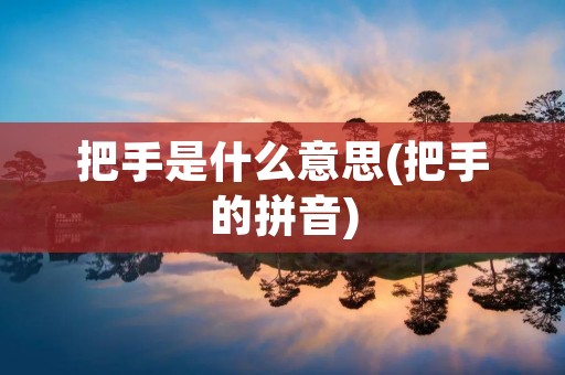 把手是什么意思(把手的拼音)