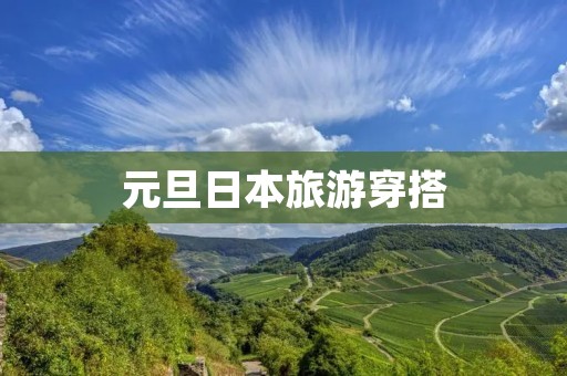 元旦日本旅游穿搭