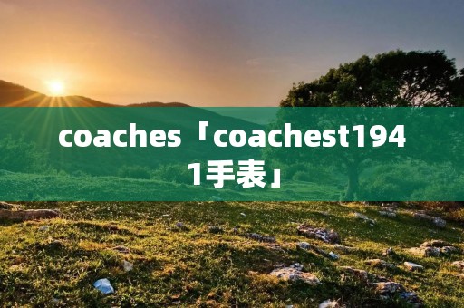 coaches「coachest1941手表」