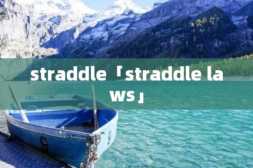 straddle「straddle laws」
