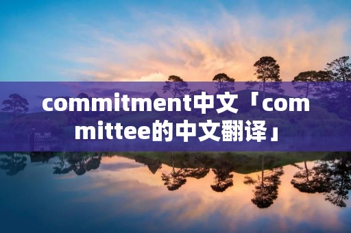 commitment中文「committee的中文翻译」 commitment中文「committee的中文翻译」