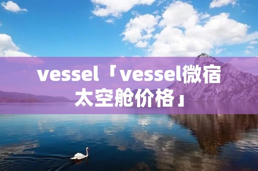 vessel「vessel微宿太空舱价格」