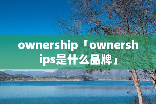 ownership「ownerships是什么品牌」