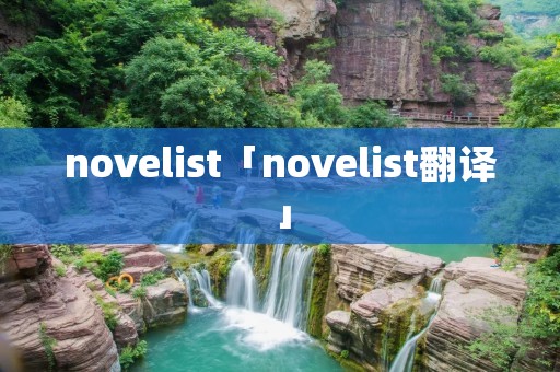novelist「novelist翻译」